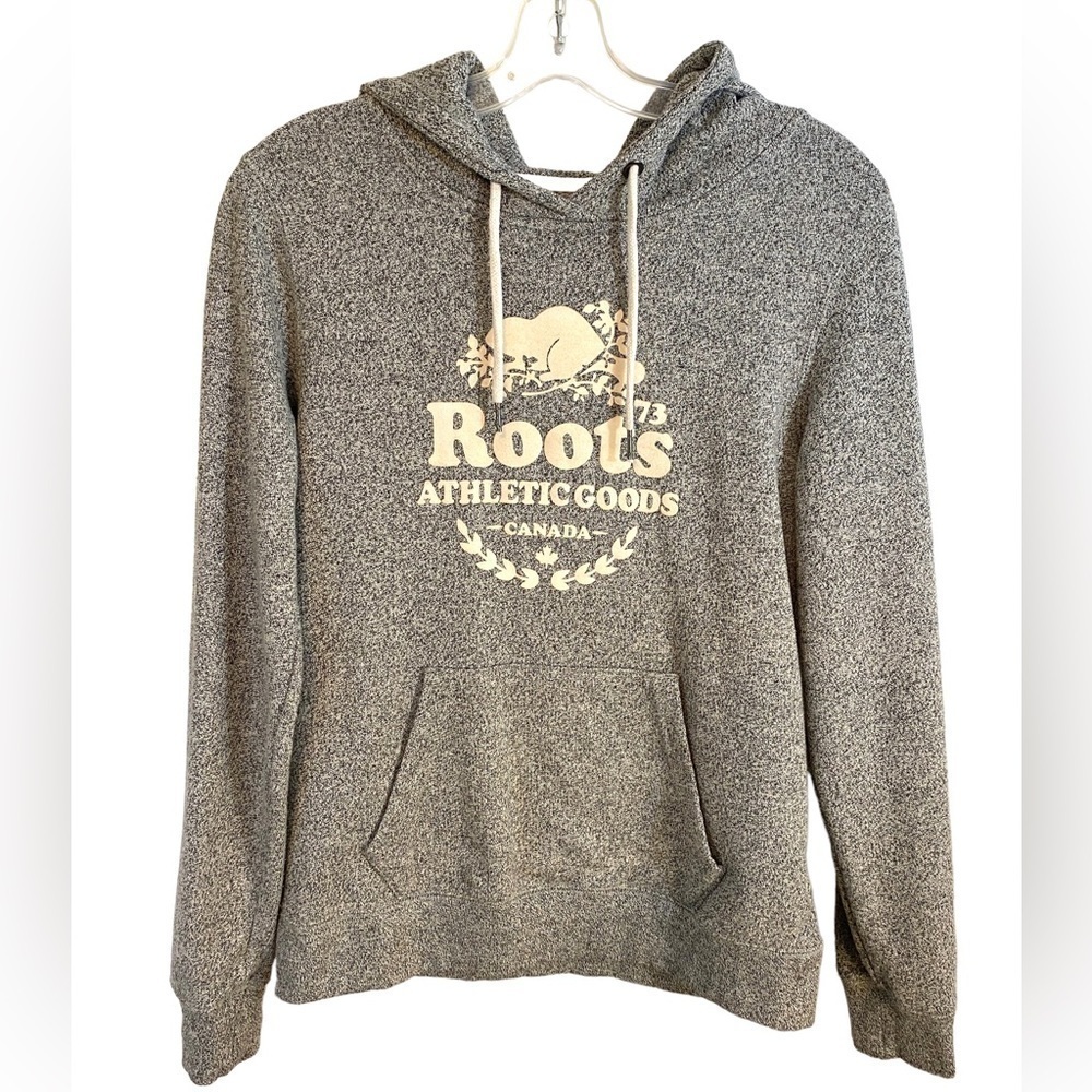 Roots 73 Salt and Pepper  Kanga Pull Over Hoodie Adult Med